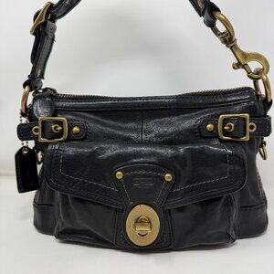 Vintage Coach 65th Anniversary Legacy Black Satchel Shoulder Bag 11127